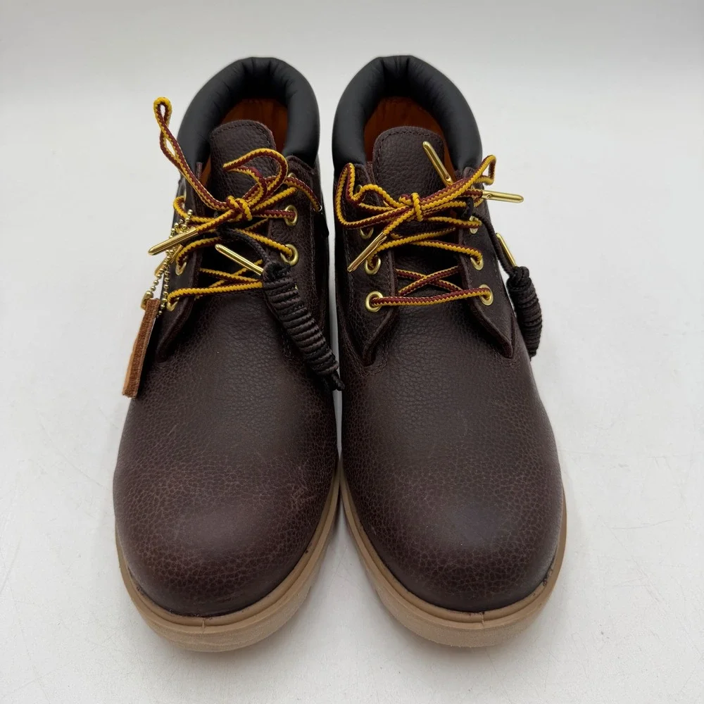 Timberland 1973 Newman Boots Mens 7.5 Brown Waterproof Leather Chukka Insulated